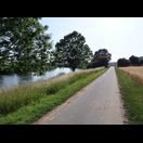 Kurz vor dem Ziel fuhren wir auf dem Weser-Radweg